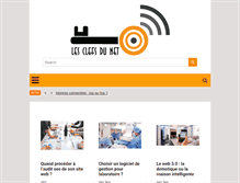 Tablet Screenshot of les-clefs-du-net.com